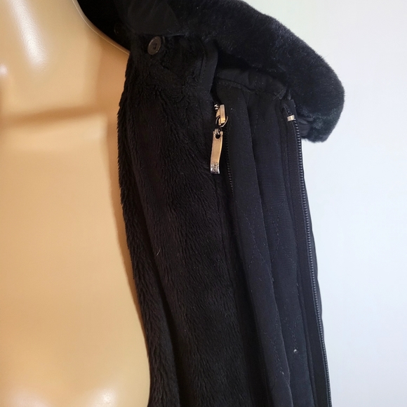 Vintage Lady Hathaway Faux Fur Detachable Gilet Coat - Size M - Picture 6 of 12